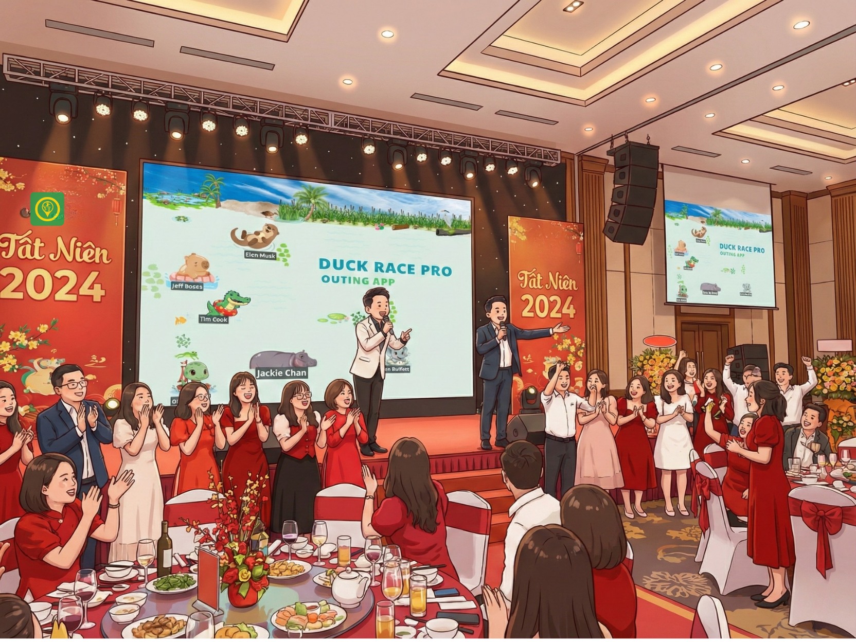 Giao diện Game Đua Vịt Online